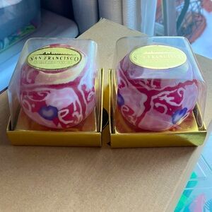 Vintage Y2K San Francisco Candle Company round sphere ball love candles set